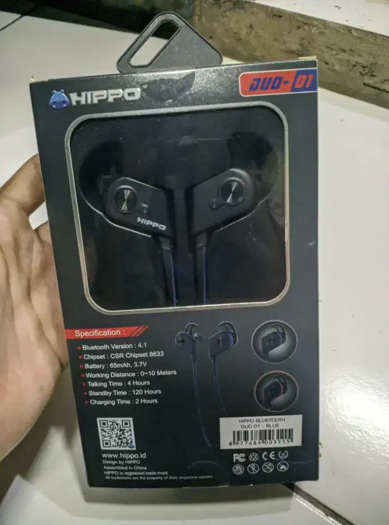 Headset Bluetooth Hippo Duo-01