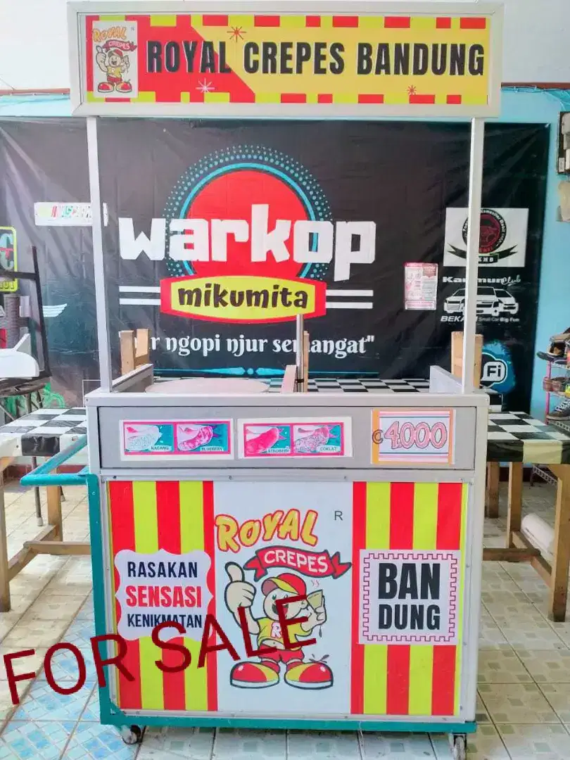 Gerobak untuk jualan apapun bisa
