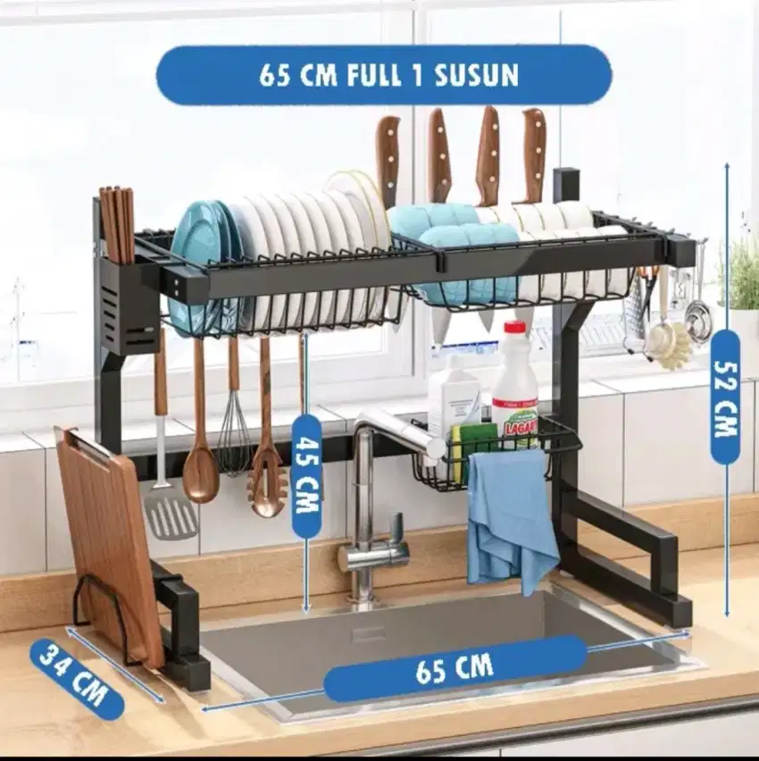 Rak piring UK 65 cm