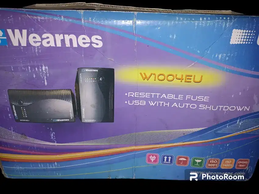UPS WEARNES W1004 EU 1000VA Dengan Battery