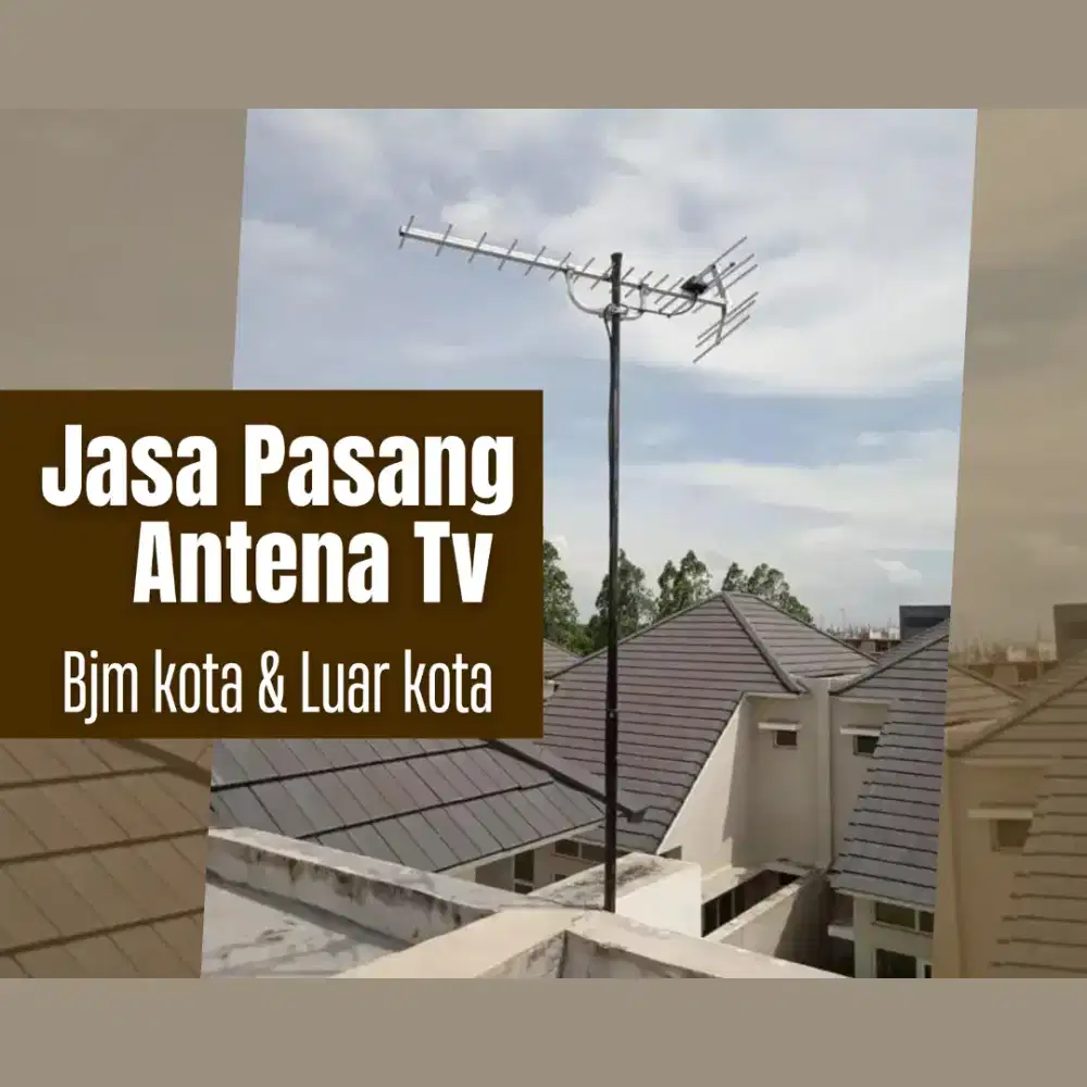 Paket Fullset Antena Tv ++ Pasang