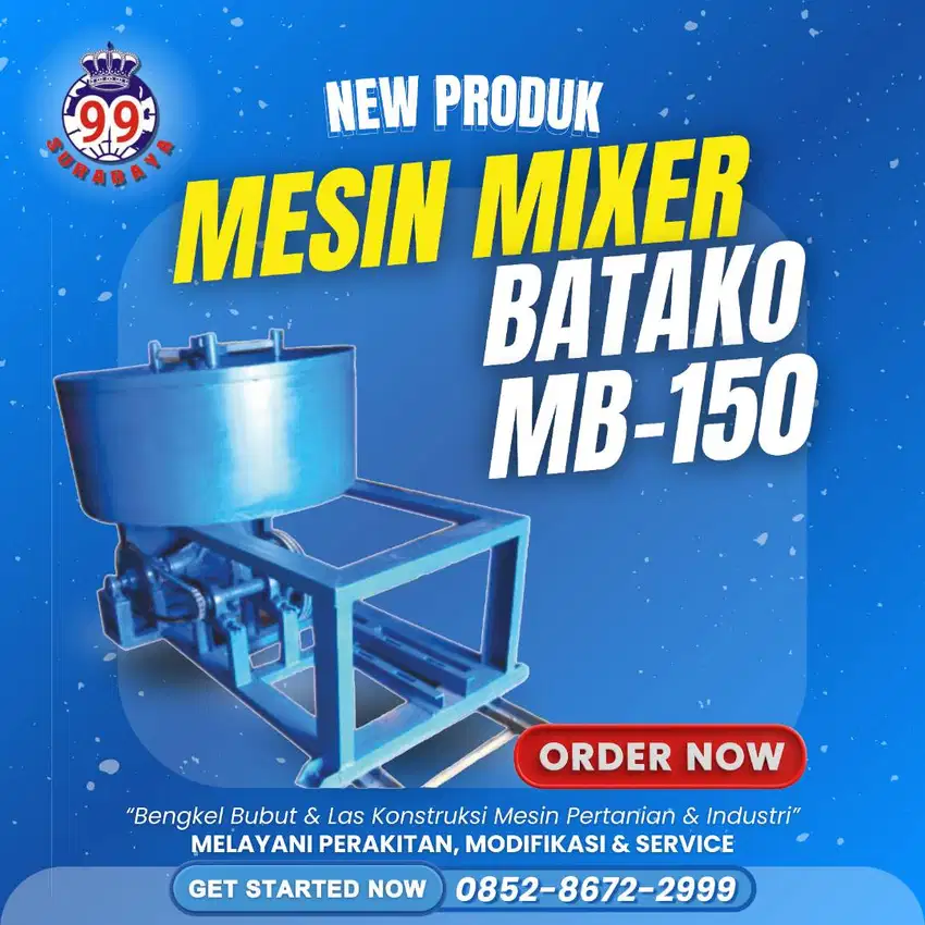 MESIN MIXER PENGADUK ADONAN BATAKO MB150