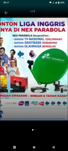 ANTENA TV PARABOLA MINI ANDROID BOX