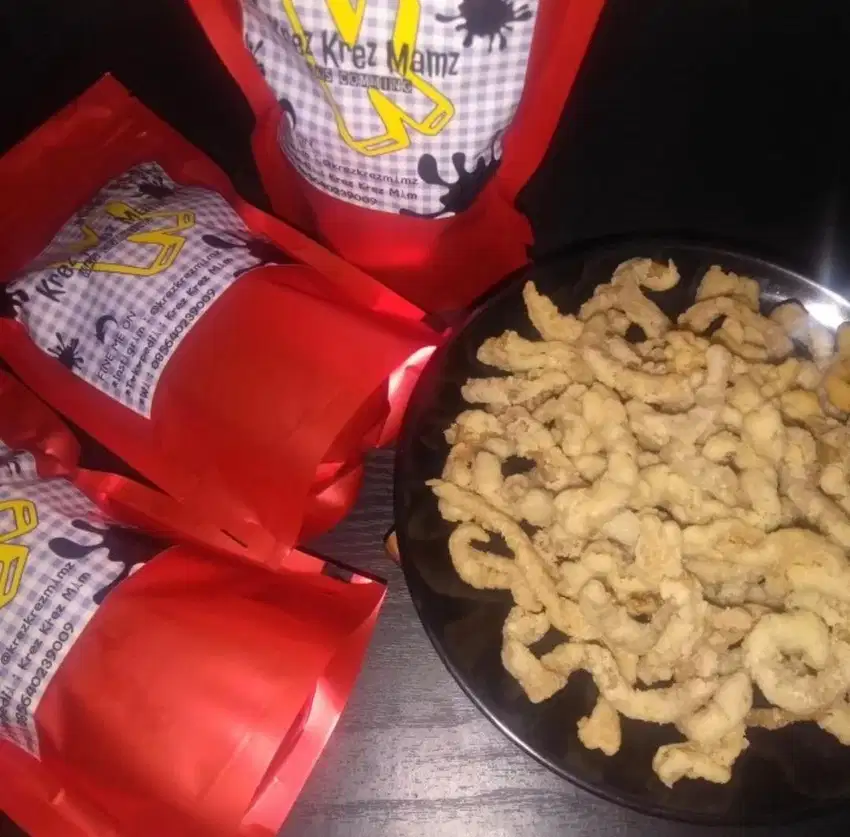 KRIPIK USUS AYAM KREZ MAMZ Isi 100gr