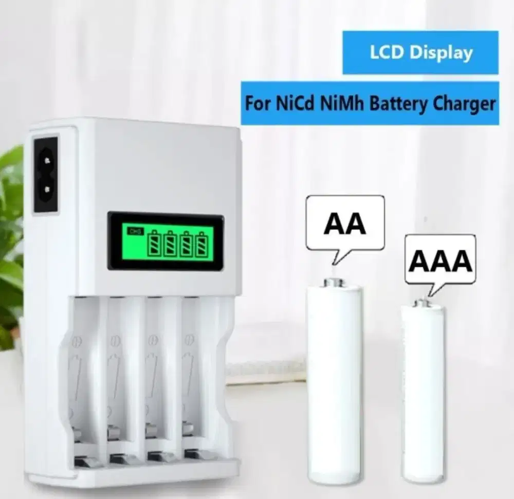 Charger untuk batre refill isi 4 slot