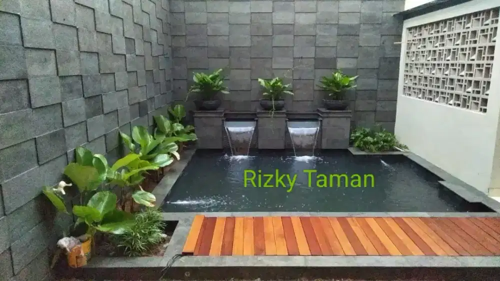 Pembuatan Kolam Koi Area Cibinong