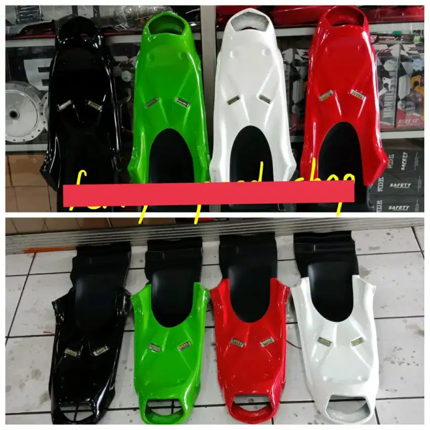 Borongan undertail, v-grill, sein segitiga ninja karbu 250r