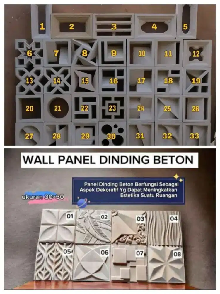 Roster Panel 3d bata tempel