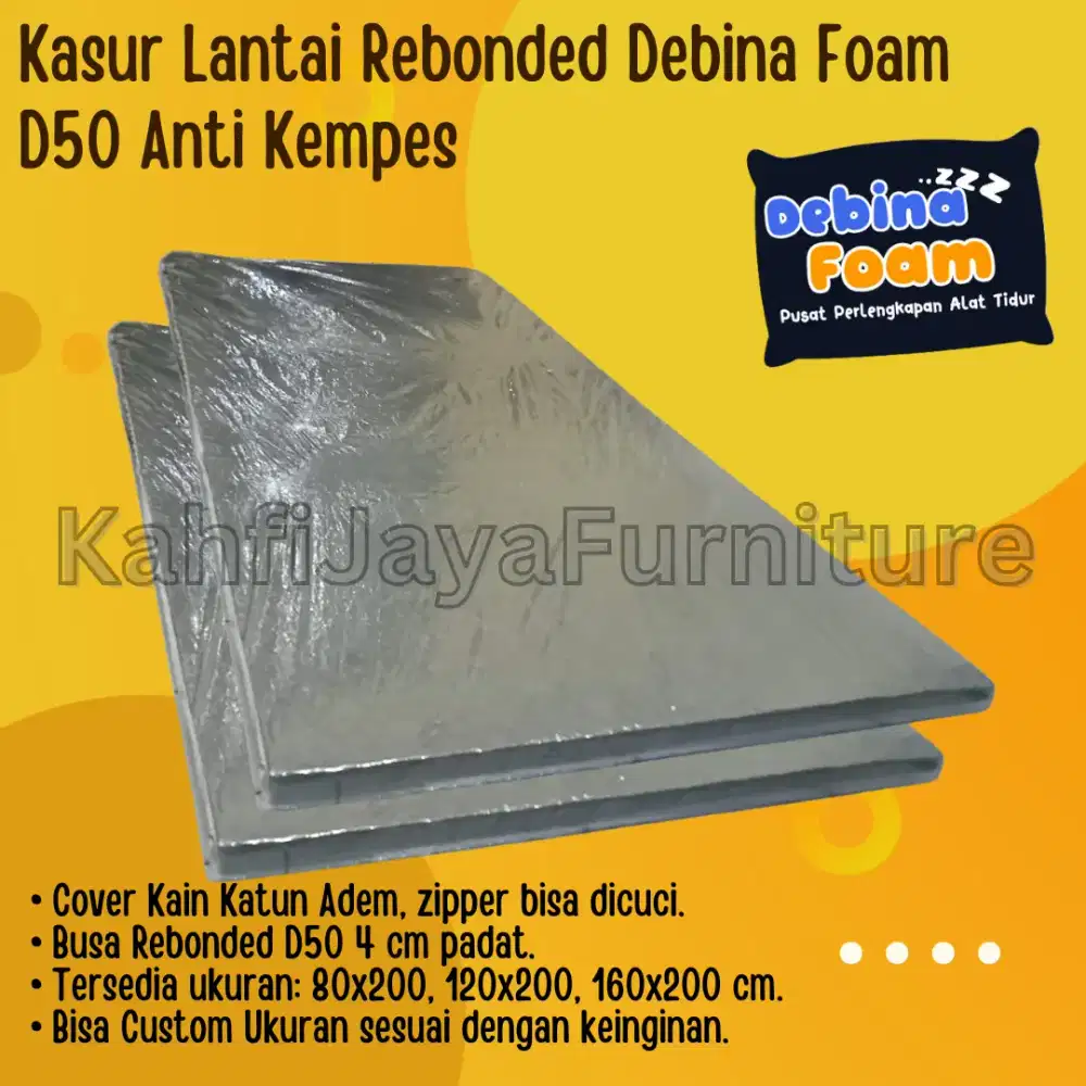 Kasur Lantai Full Rebonded Anti Kempes D50