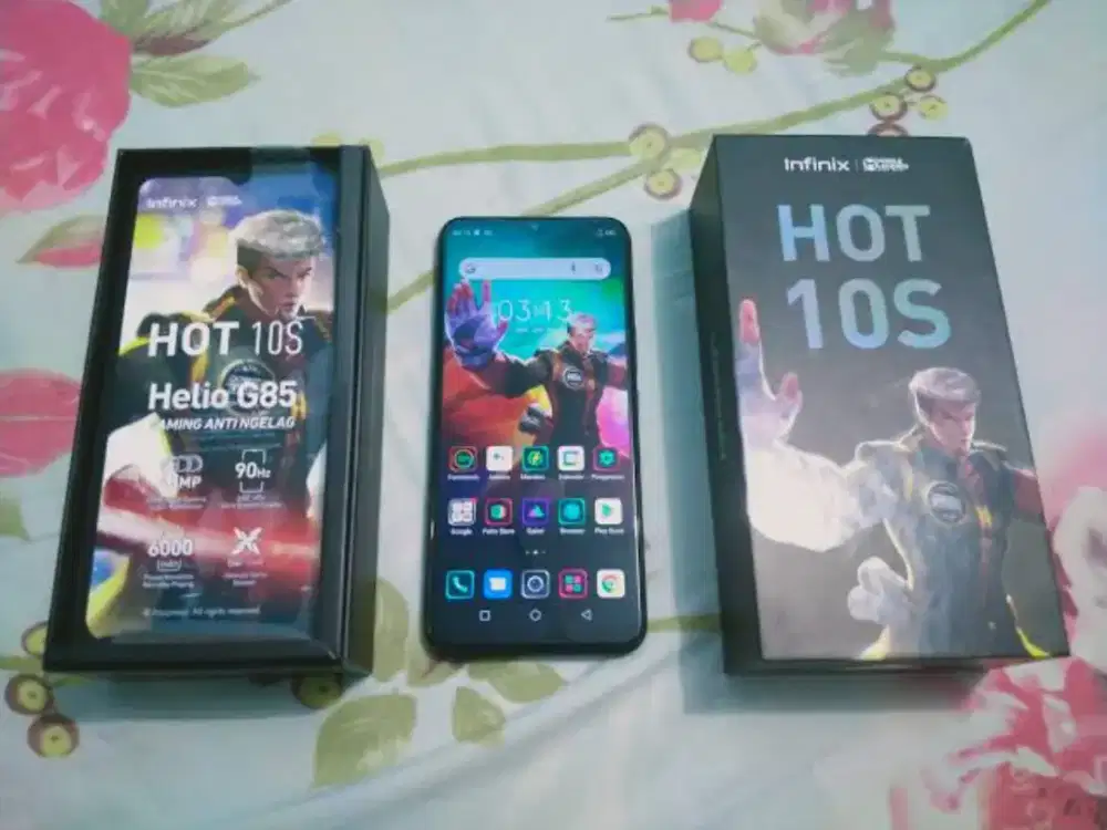 Infinix Hot 10S Fullset Mobile Legends