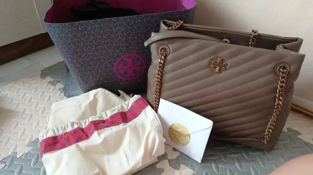 Tory Burch Kira Chevron Quilted Leather Tote