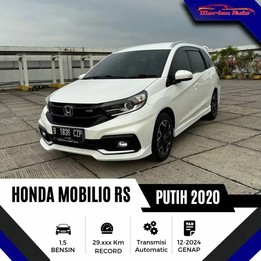 Honda Mobilio RS 1.5 AT Tahun 2020 Km 29 Rb Record