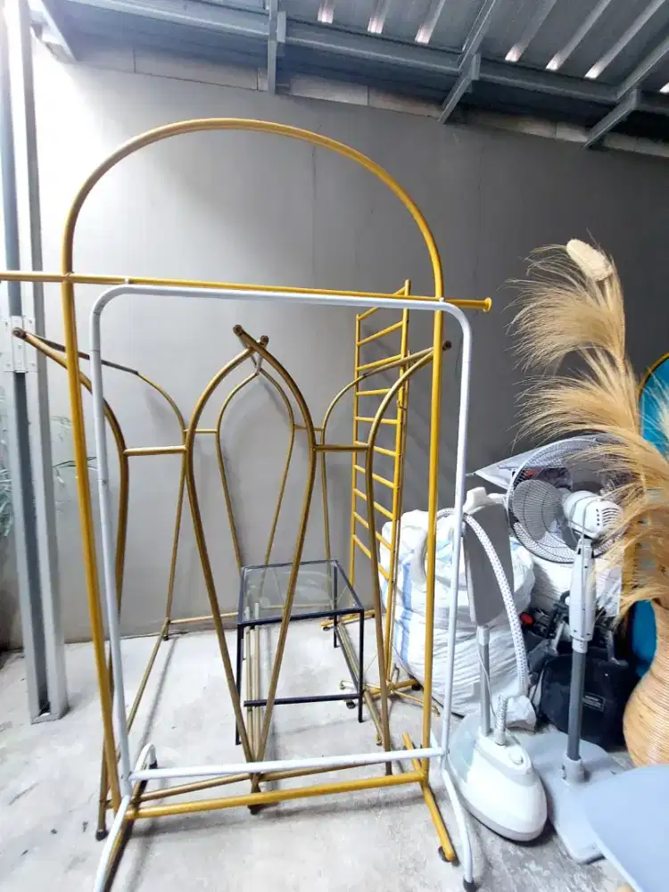 Gawangan Baju (Gold & putih)