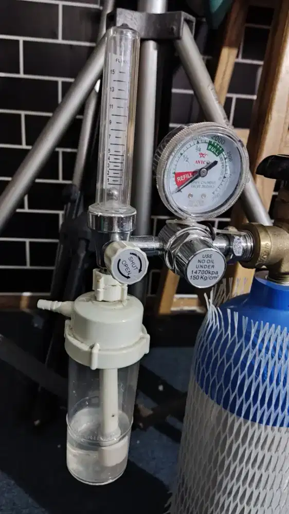 Tabung Oksigen Portable Alumunium Traveling 0,25m3