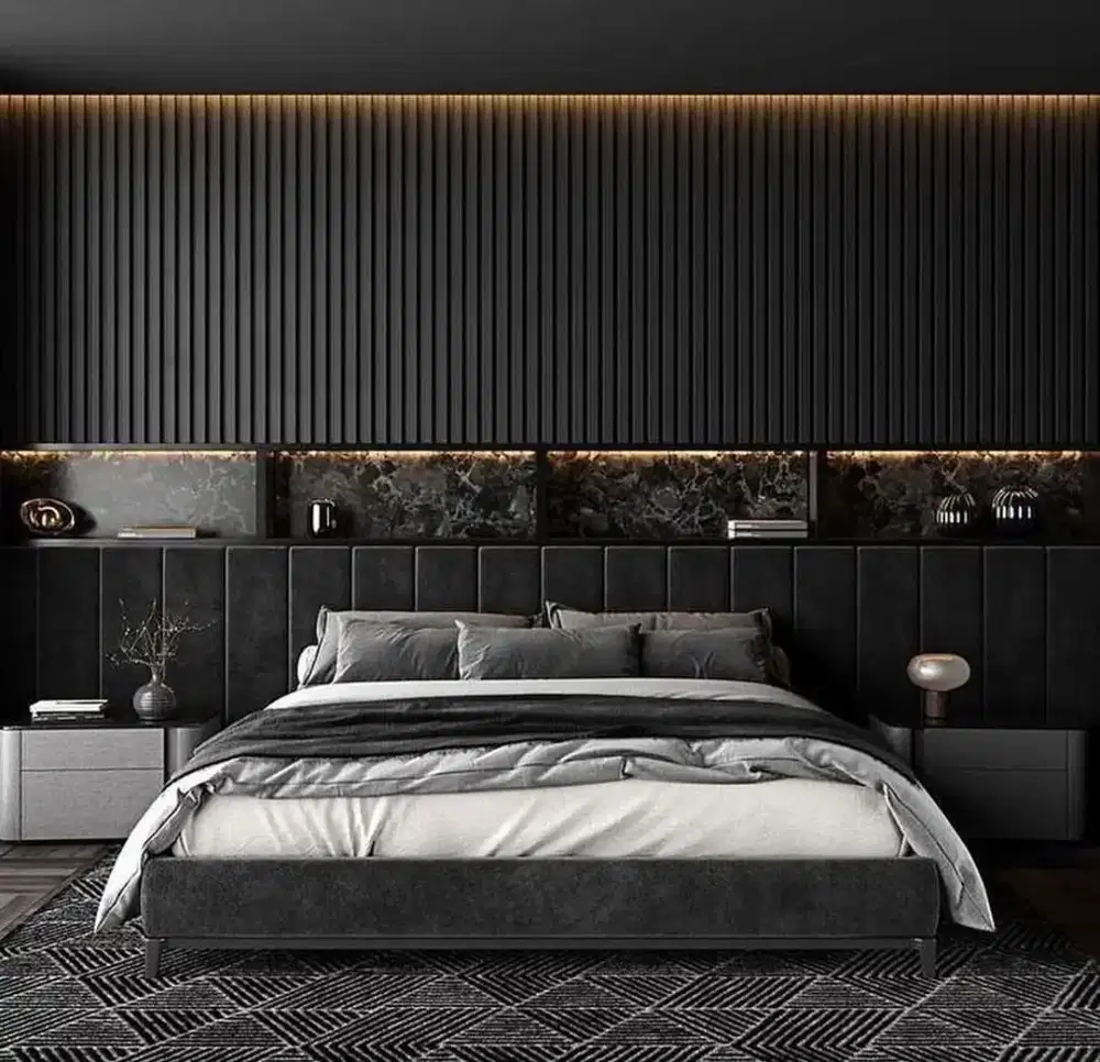 Interior kamar set hpl /bedroom set