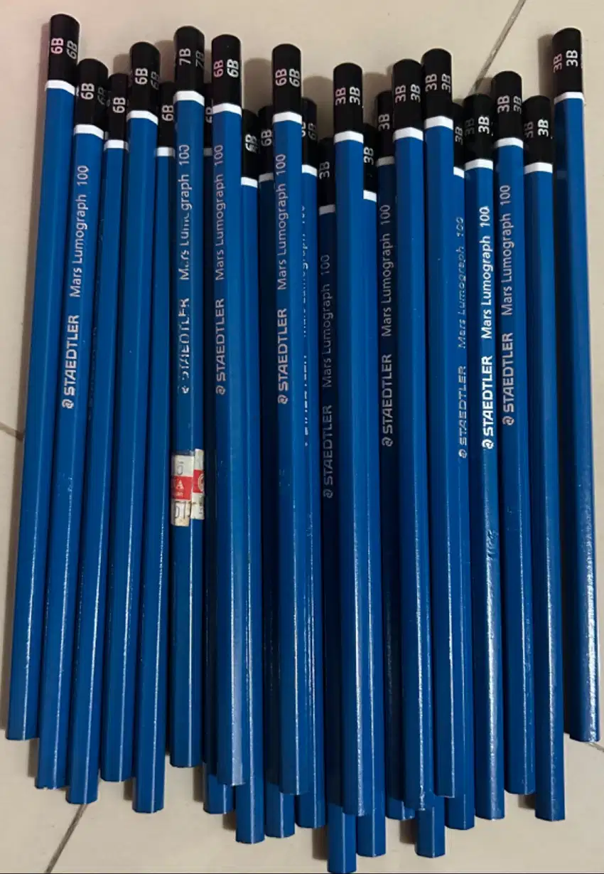 Paket 24 pcs Pencil Merk Staedtler aneka ukuran