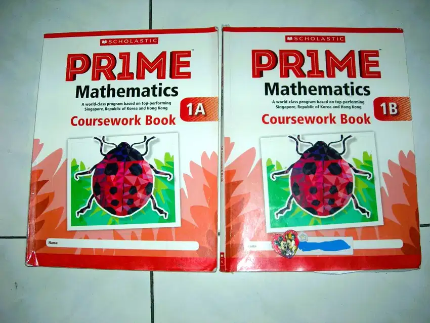 buku mathematics prime schoolastic 1A dan 1B