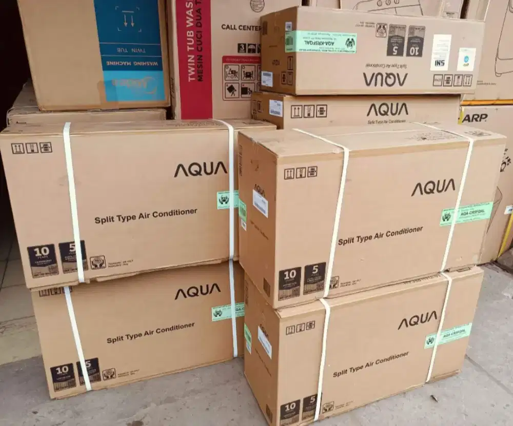 Ready AC Aqua baru garansi