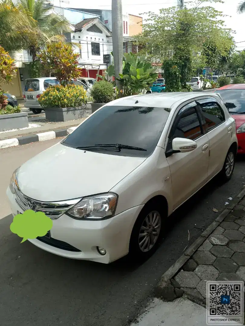 DIJUAL ETIOS VALCO PUTIH TAHUN 2014