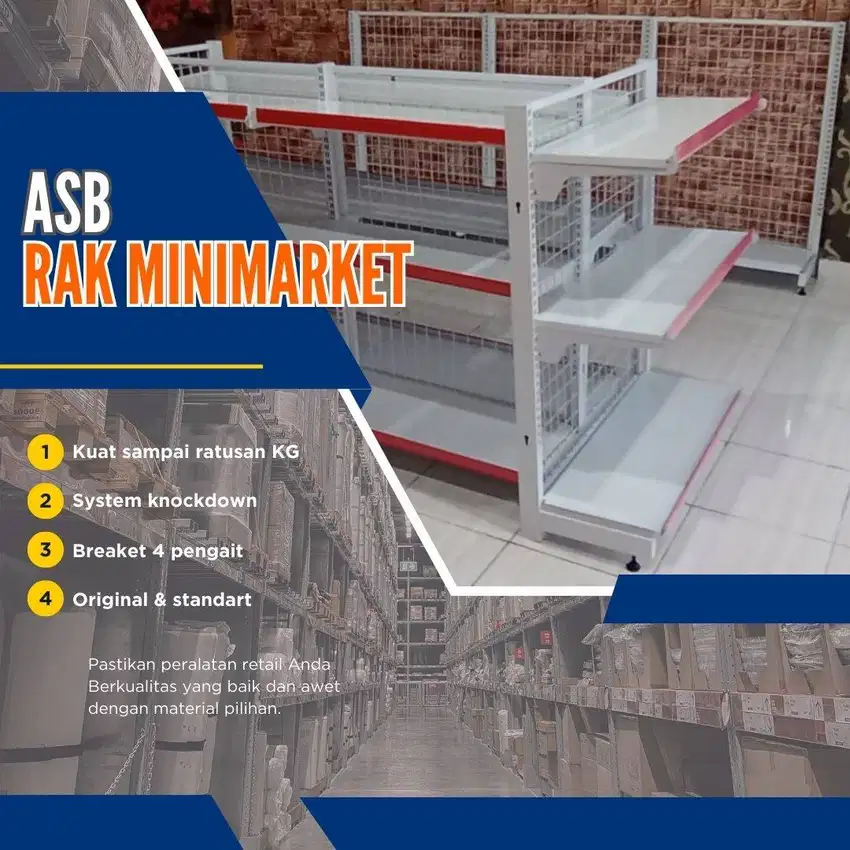 pusat rak minimarket gondola harga termurah