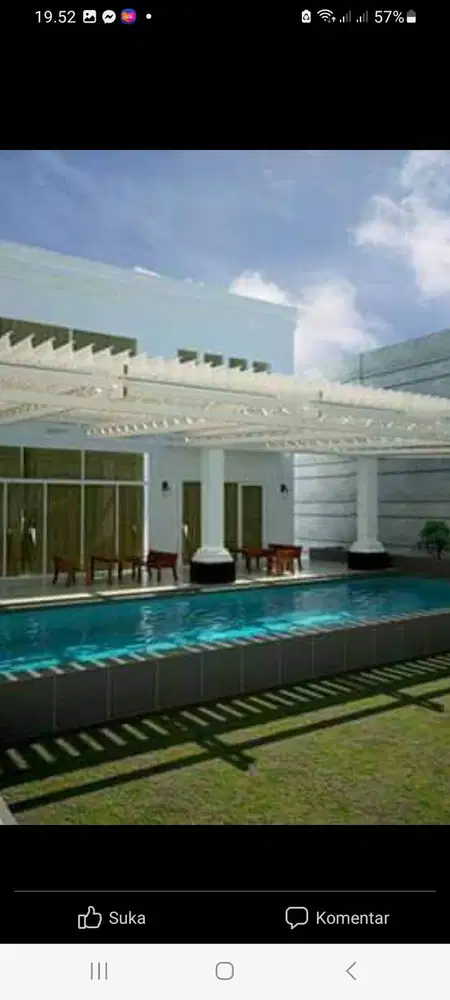 ATAP BUKA Tutup Aluminium  LOUVRE/ Kanopi  Alderon/Kanopi Kaca TEMPRED