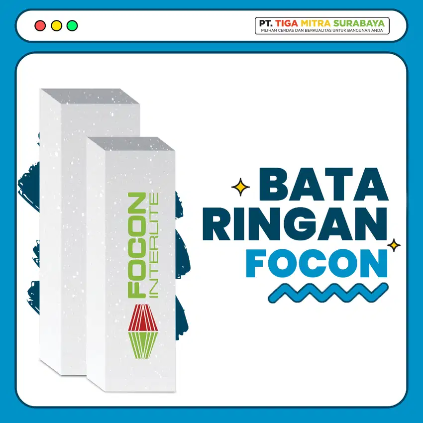 Bata Ringan, Panel Lantai, Semen Mortar Murah