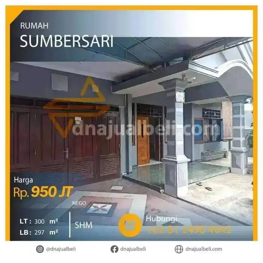 Rumah Luas 300 m Tengah Kota