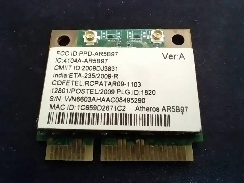 Wifi modul laptop ACER Asphire Atheros AR5B97 Mini Card