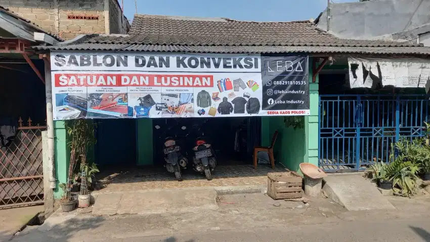 Sablon kaos satuan dan lusinan, sablon dan konveksi