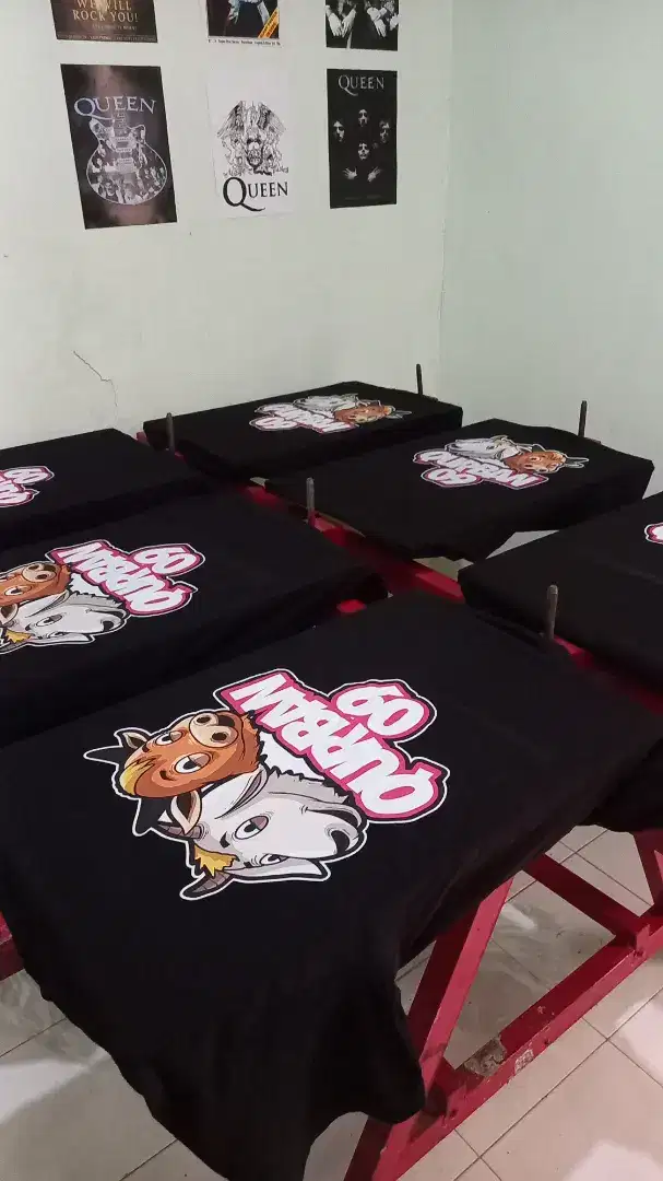 Sablon kaos satuan dan lusinan, sablon dan konveksi