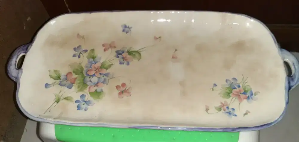 Nampan keramik jadul antik