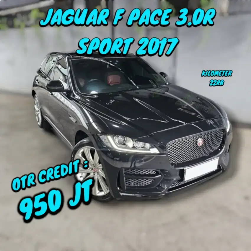 JAGUAR F PACE 3.0R SPORT 2017 LOW KILOMETER