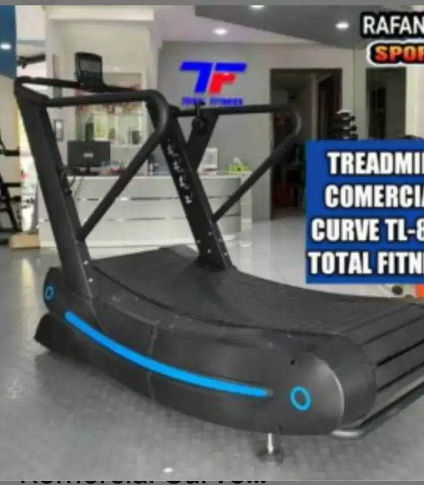 Treadmill manual curve komersil