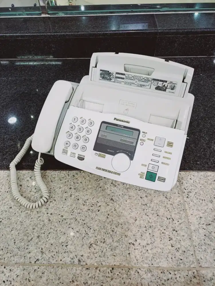 Jual murah Fax Panasonic Kxfp 82 normal mulus baik siap pakai