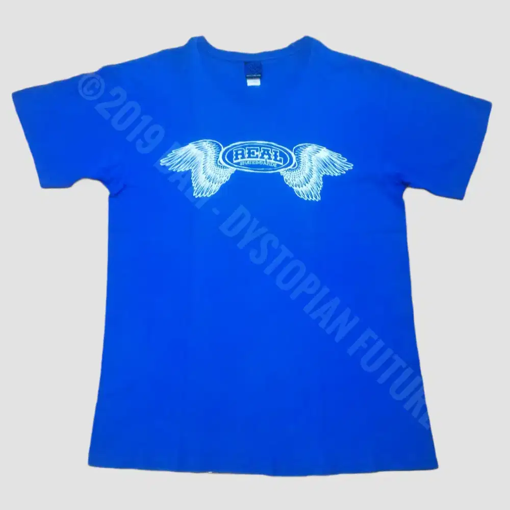 Rare Vintage T-shirt Real Skateboards - Winged Logo