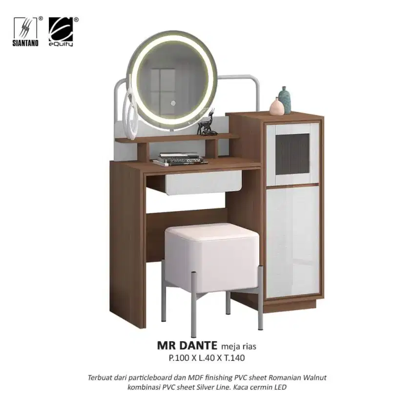 Meja Rias mewah / meja rias minimalis / meja rias siantano /meja lampu