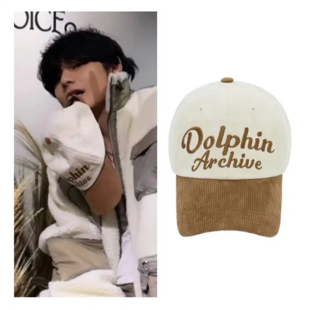 Topi Waikei Dolphin Archive Two Tone Ball Cap — Taehyung’s Pick (BTS)