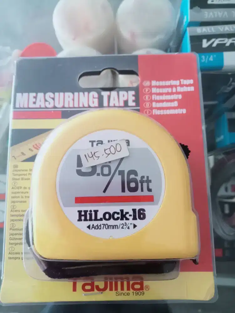 Tersedia Meteran Tajima 5 mtr