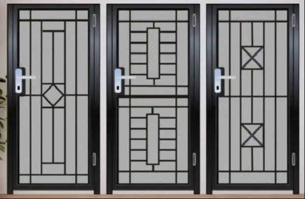 pintu teralis minimalis las jati