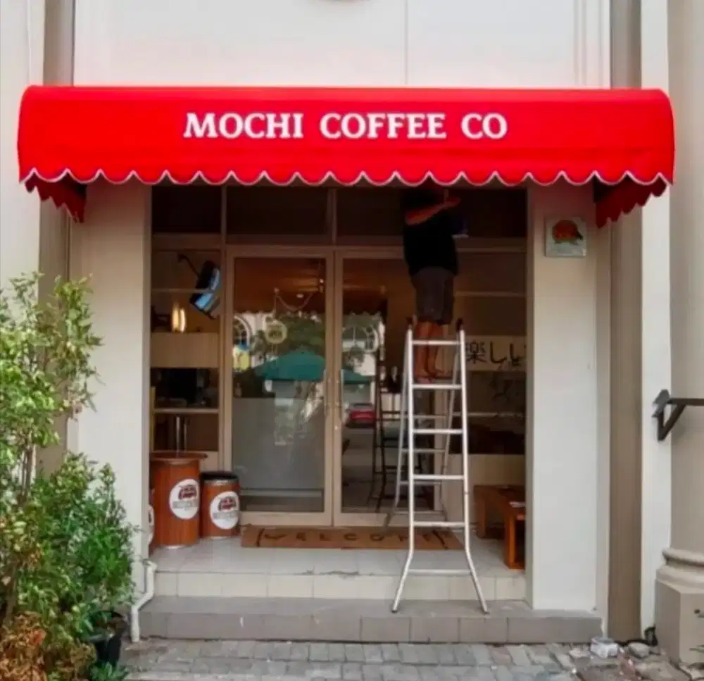 Kanopi kain auwning kanopi anti air kanopi anti panas