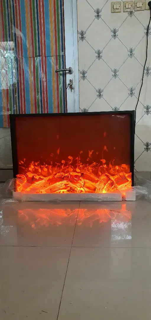 Lampu api dekorasi ruang fireplace