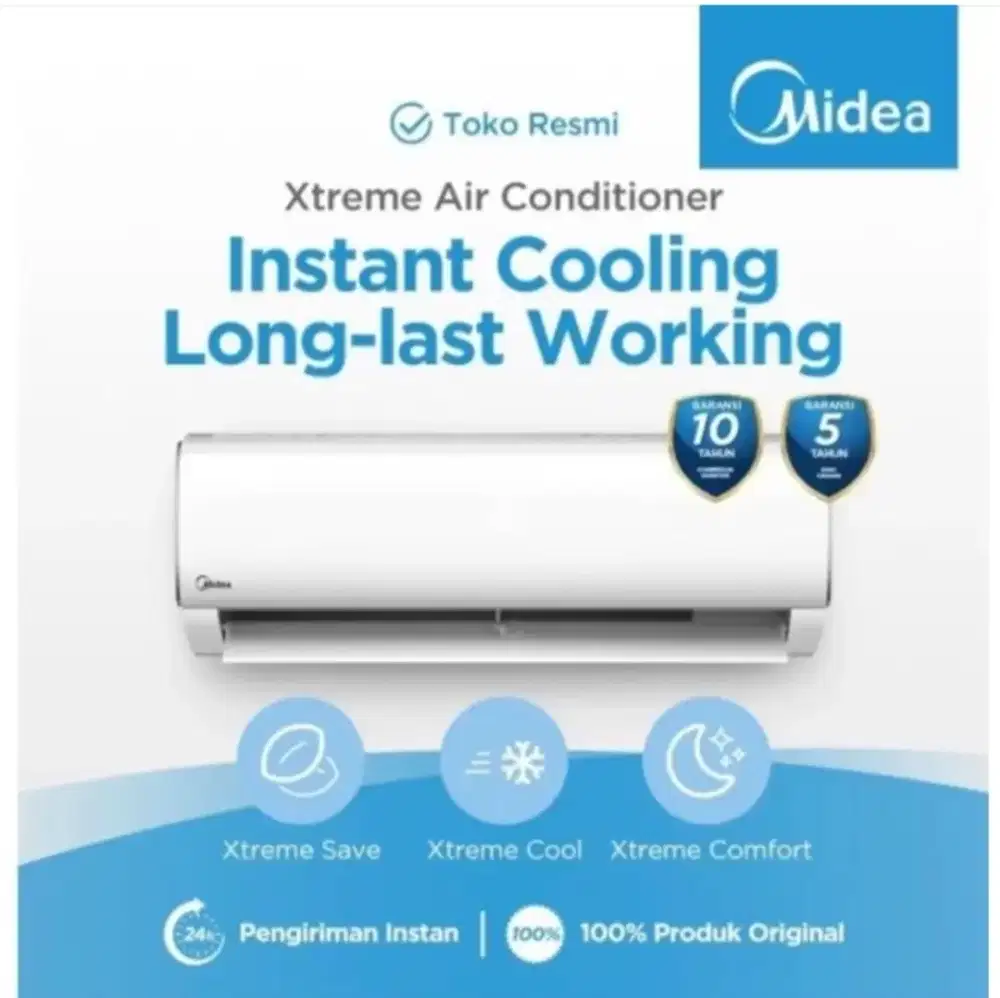 AC Split Midea 1/2 PK