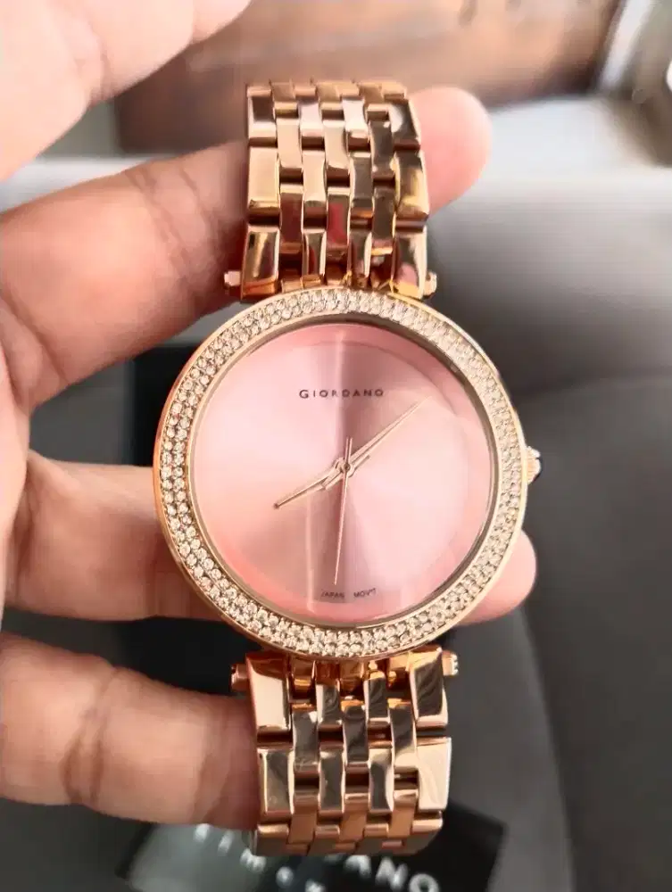 Jam Tangan Giordano Original Rose Gold