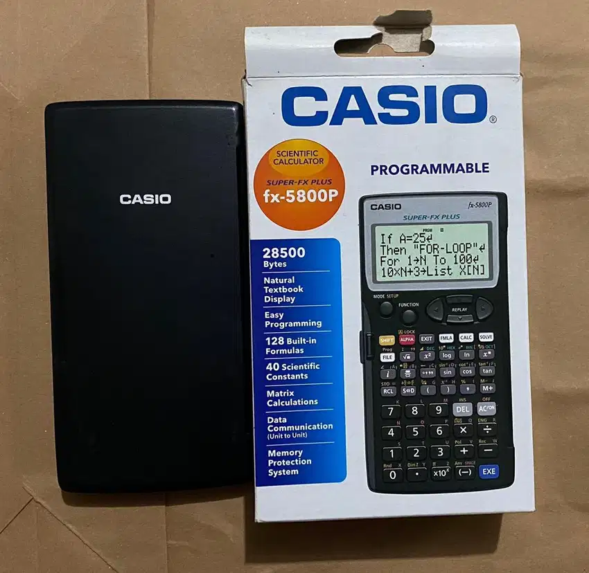 Kalkultor Casio FX 58000P Program Scientific