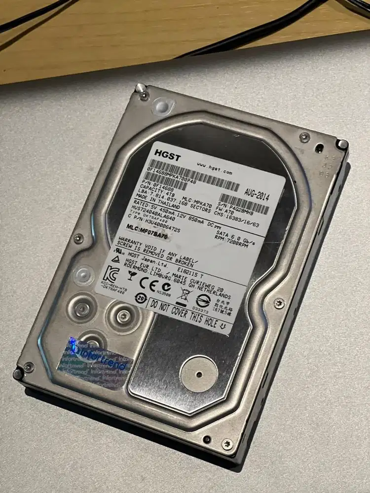 HardDisk internal SATA HGST 4TB