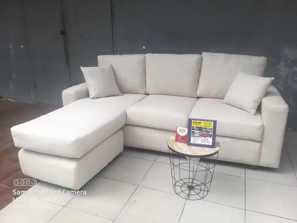 CUSTOM SOFA RUANG TAMU ,SOFA BED SOFA CORNER ,SPON DDKN MATRAS BANTAL
