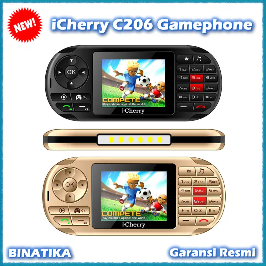 HP Gaming iCherry C206 Gamephone Dual SIM Camera Garansi Resmi