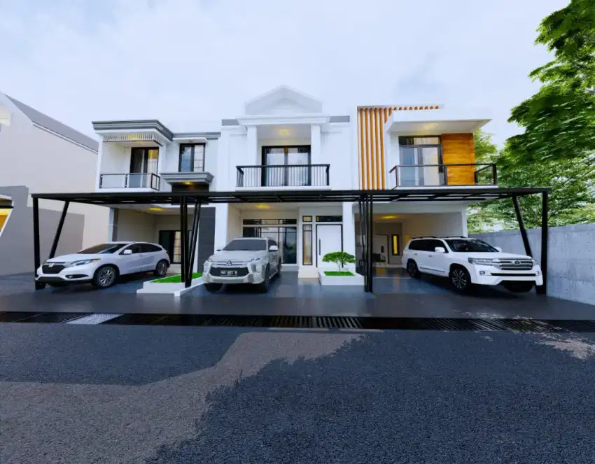 Jual Rumah Baru Siap Huni Minimalis Modern 2 Lt diCempaka Putih JakPus