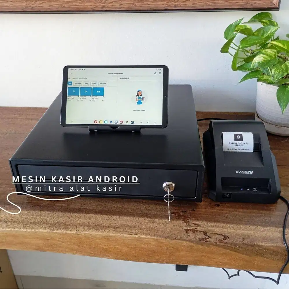 Fullset: Mesin Kasir Tablet REDMI 8.7 INCH