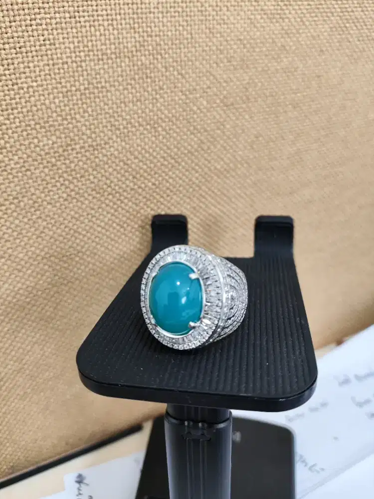 Natural Batu akik alam Bacan HQ Super Cincin Ring Perak Silver Stones